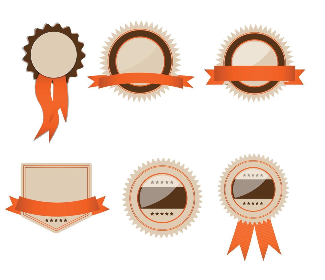 Best choice labels set vector illustration.