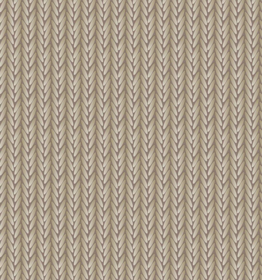 Brown Sweater Texture Background. Vector Illustration.