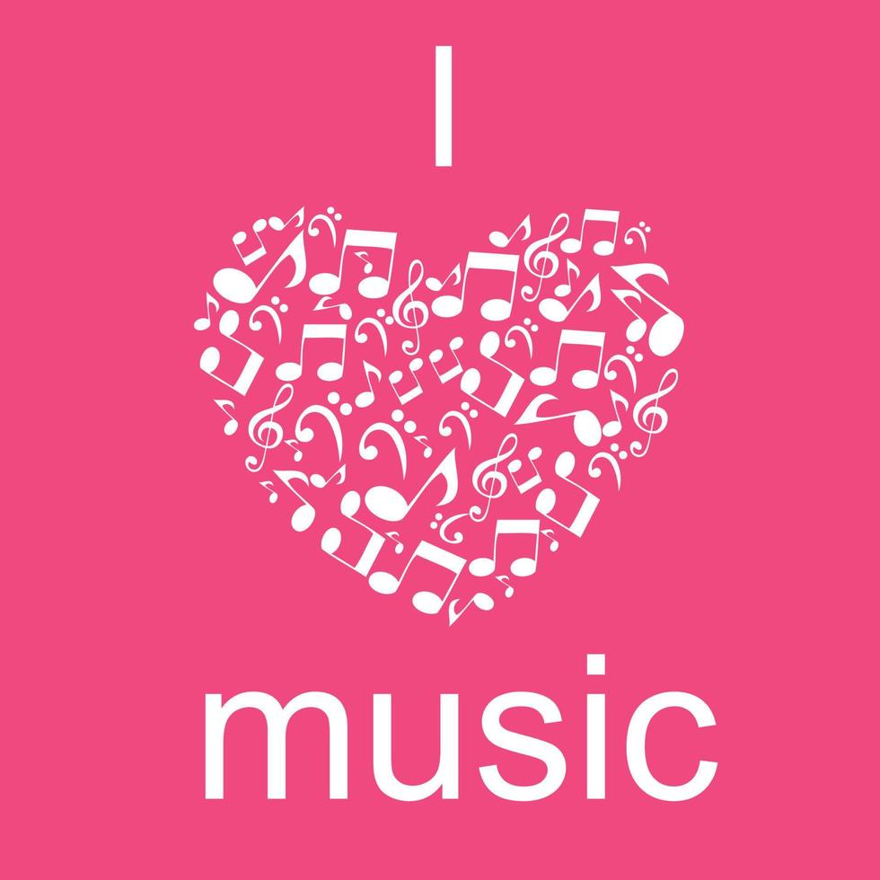 Abstract music background vector illustration for your design