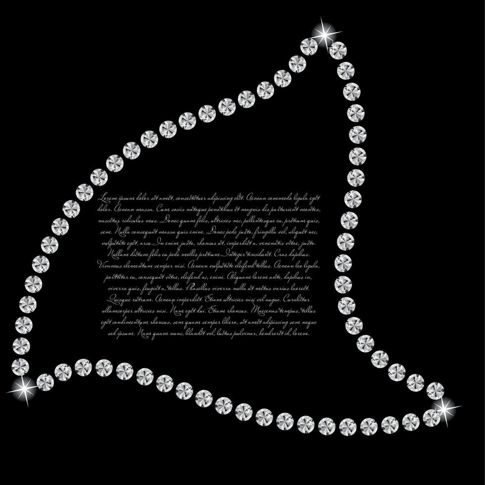 Abstract beautiful black diamond background vector illustration 8237655
