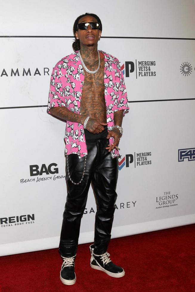 LOS ANGELES  FEB 9 - Wiz Khalifa at the Merging Vets and Players Charity Super Bowl Kick Off Benefit at Academy LA Nightclub on February 9, 2022 in Los Angeles, CA photo