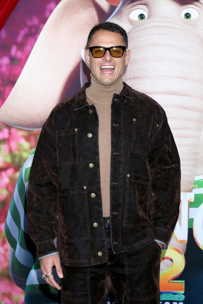 LOS ANGELES  DEC 12 - Javier Hernandez at the Sing 2 Premiere at the Greek Theater on December 12, 2021 in Los Angeles, CA photo
