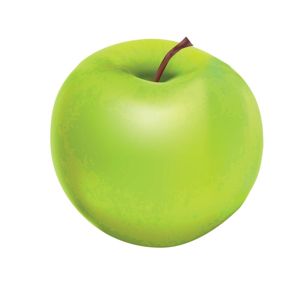 Sweet Tasty Apple. Vector illustration