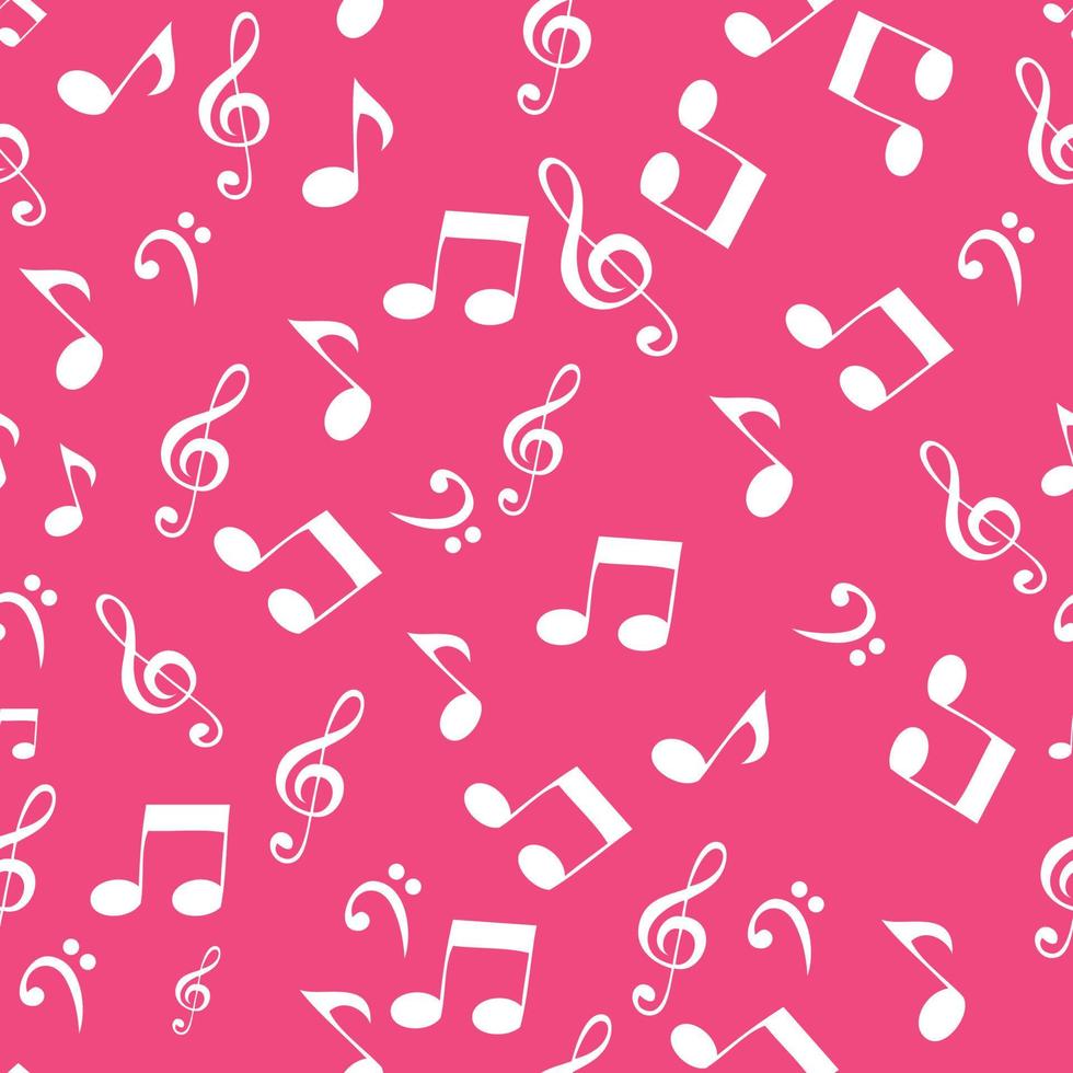 Abstract music seamless pattern background vector illustration f
