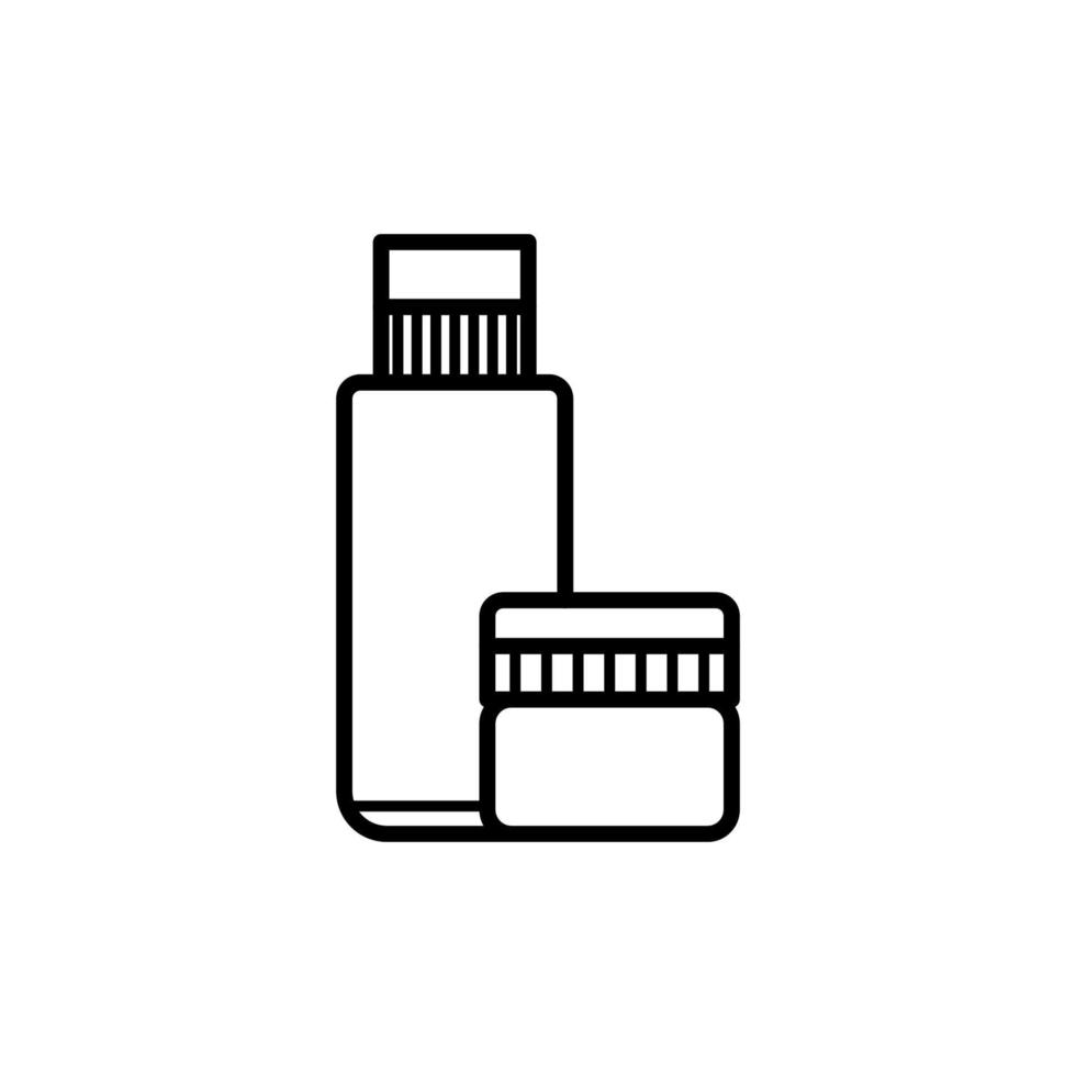 Toiletries isolated icon design template vector