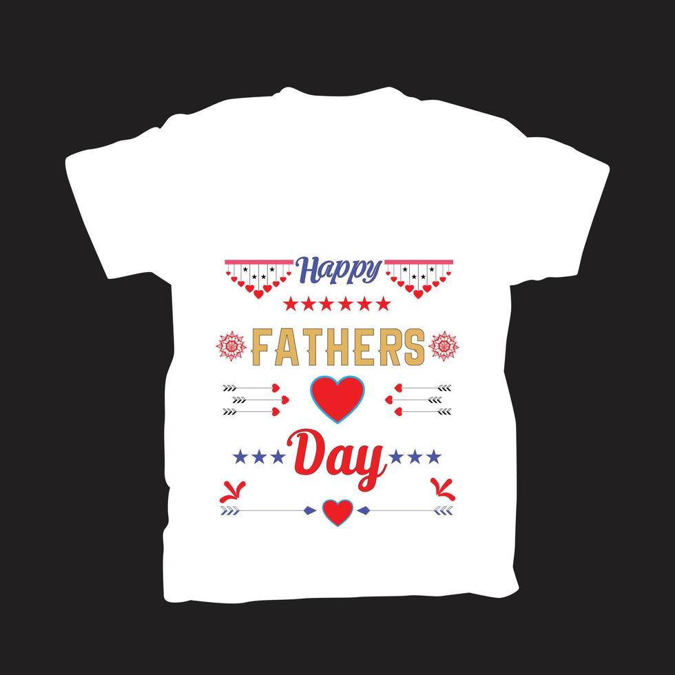 Father day t-shirt design  V8 vector