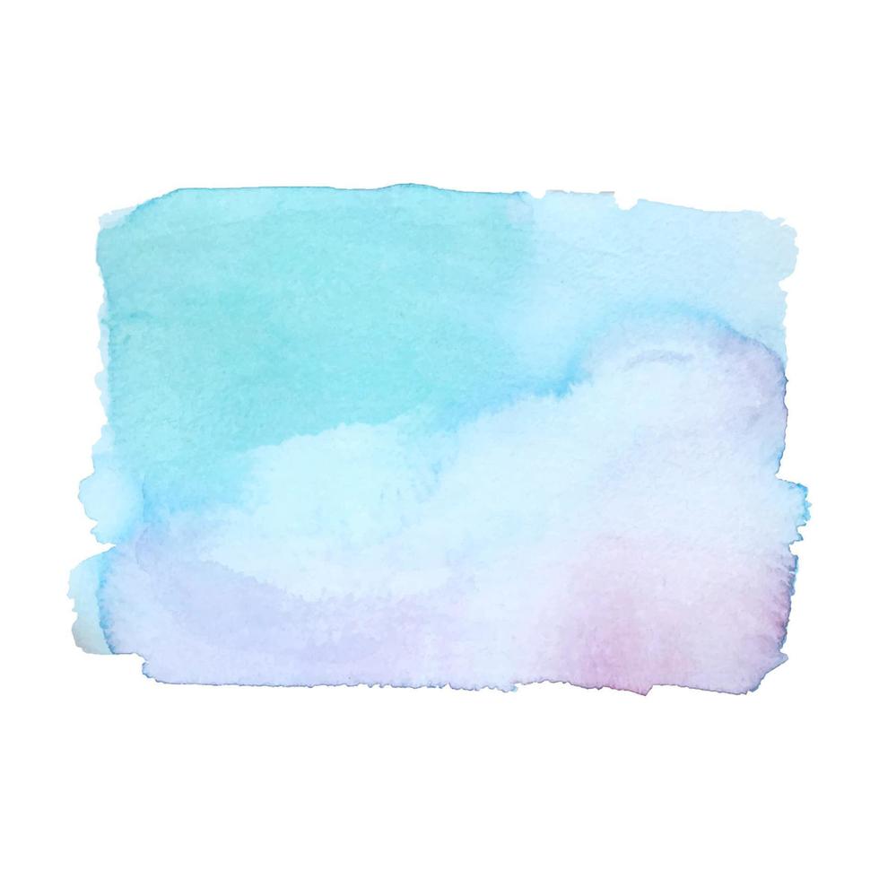 Watercolor background backdrop abstract gentle pastel blue and pink vector
