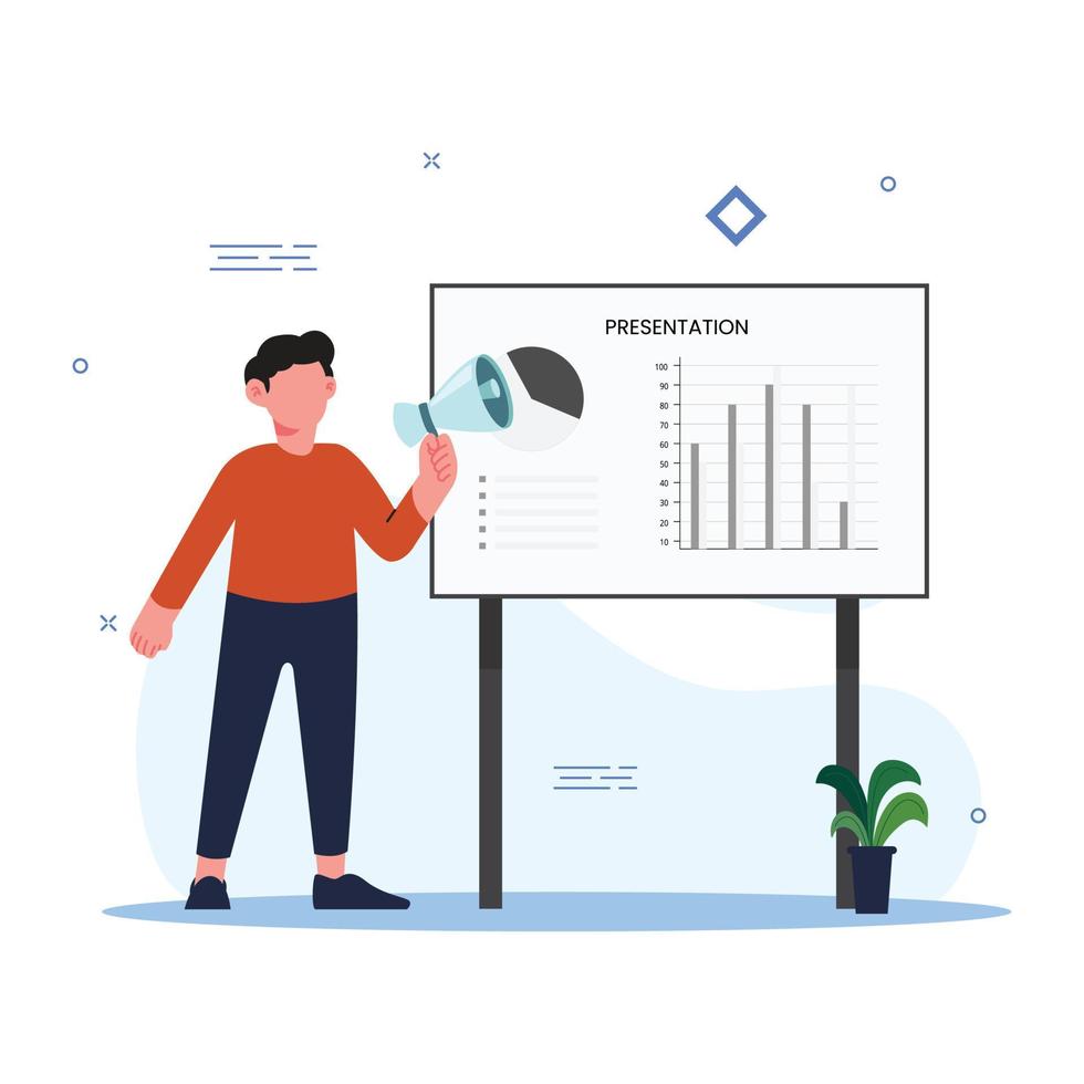People concept. Vector illustration of email marketing, newsletter, online advertising for graphic and web design, business presentation and marketing material.