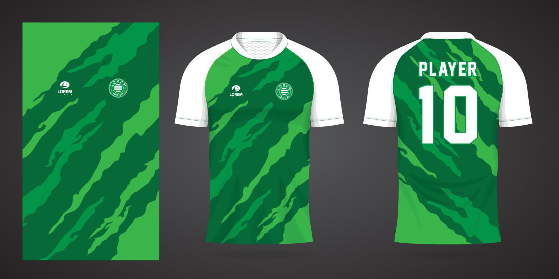 green football jersey sport design template 8239418 Vector Art at Vecteezy