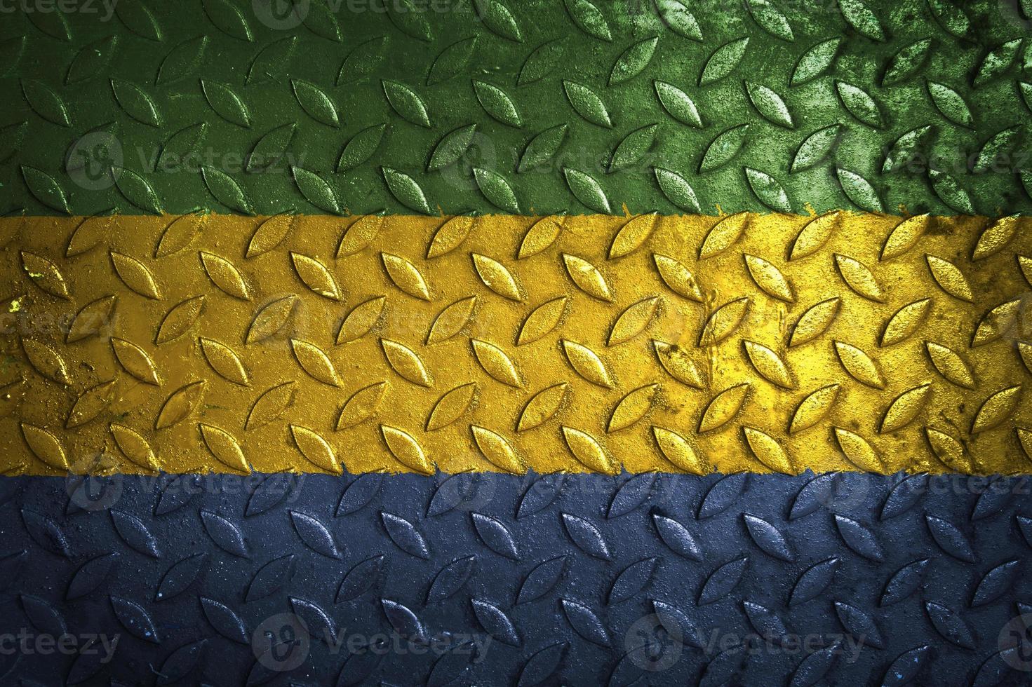 gabon flag metal texture statistic photo