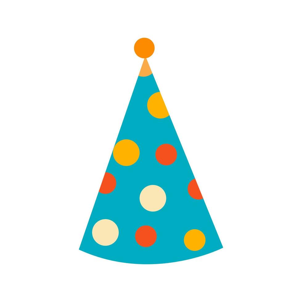 Party Hat I Flat Multicolor Icon vector