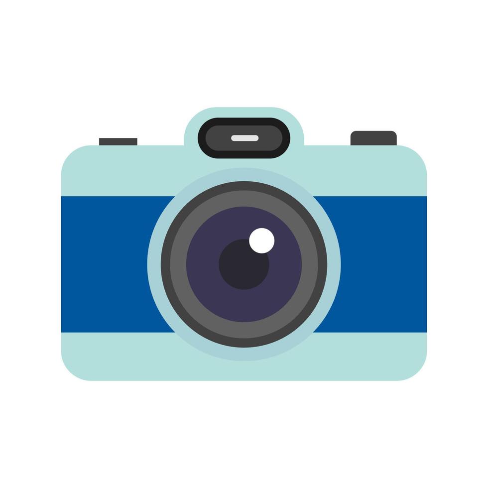 Camera Flat Multicolor Icon vector