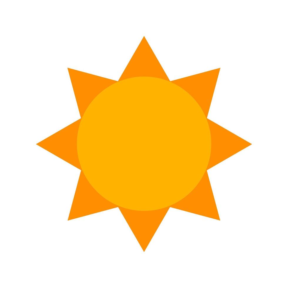 sol ii icono multicolor plano vector