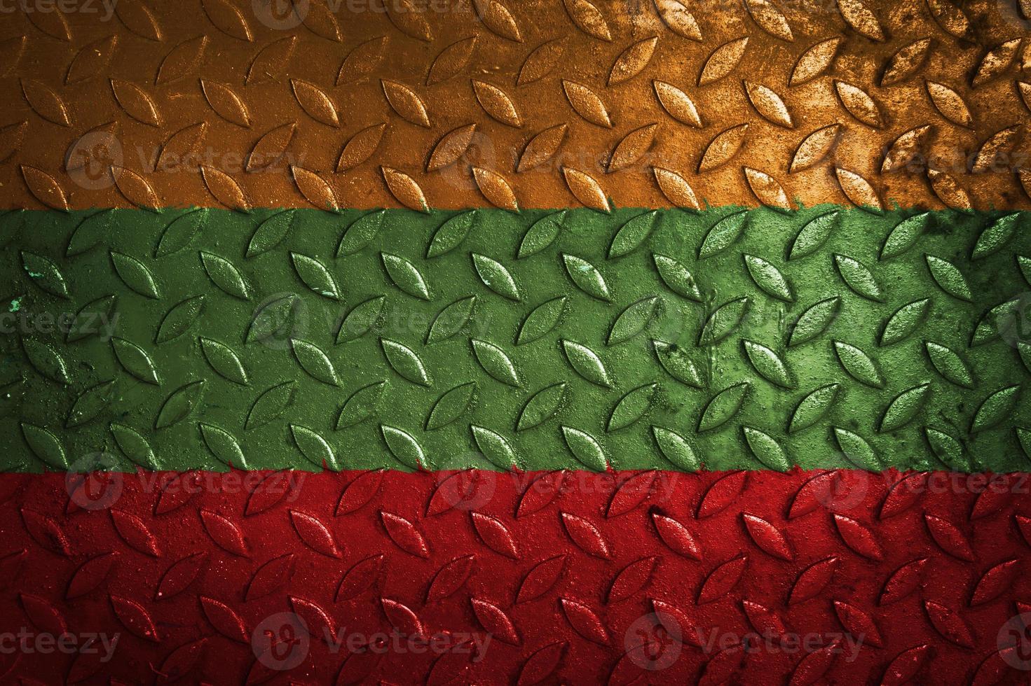lithuania flag metal texture statistic photo