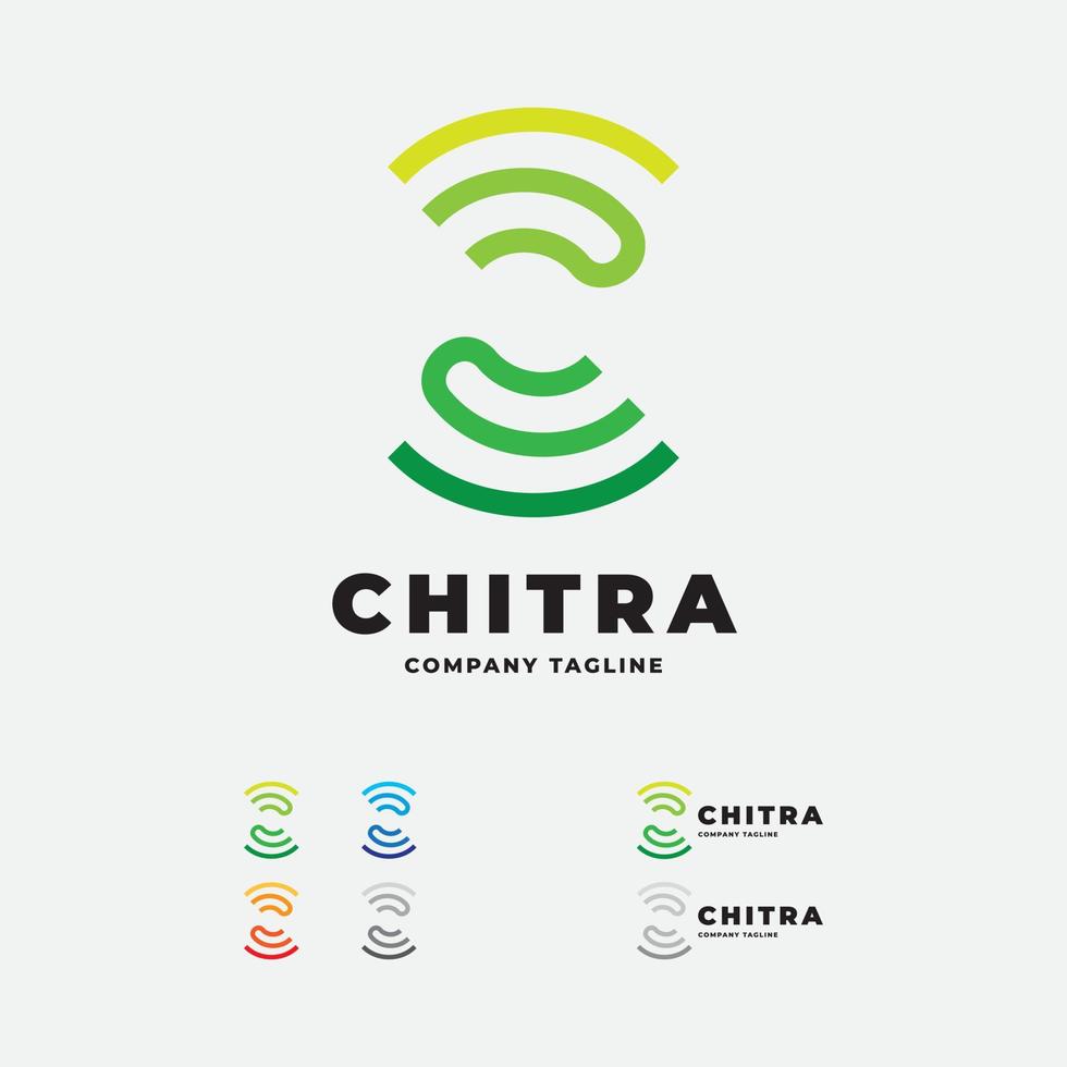 Network CS Logo Design vector