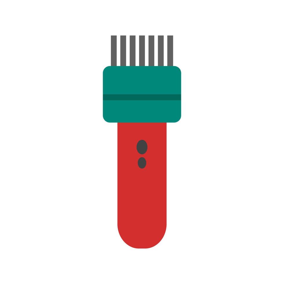 Shaving Machine Flat Multicolor Icon vector