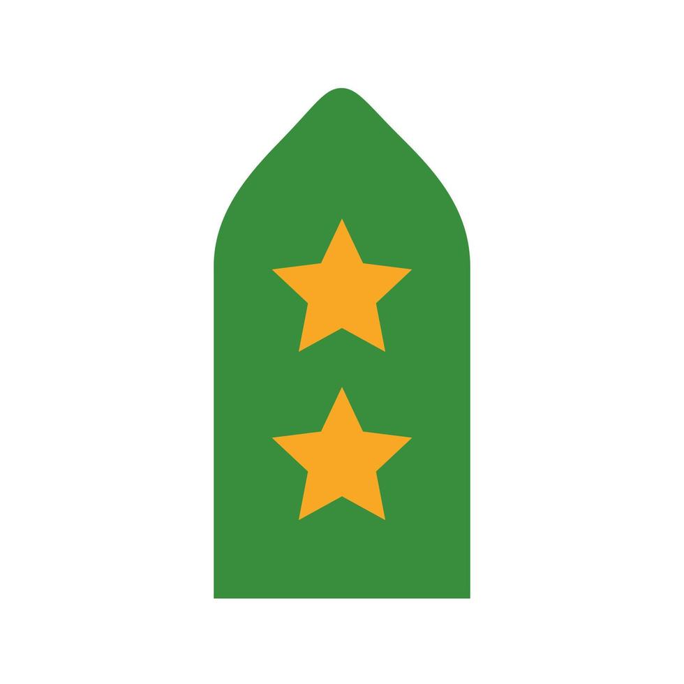 Badge I Flat Multicolor Icon vector
