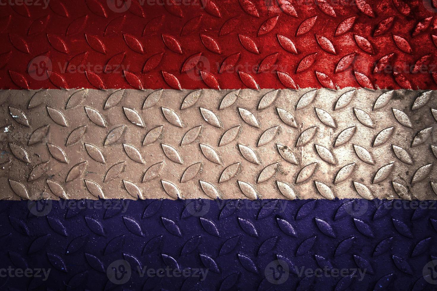 netherland flag metal texture statistic photo