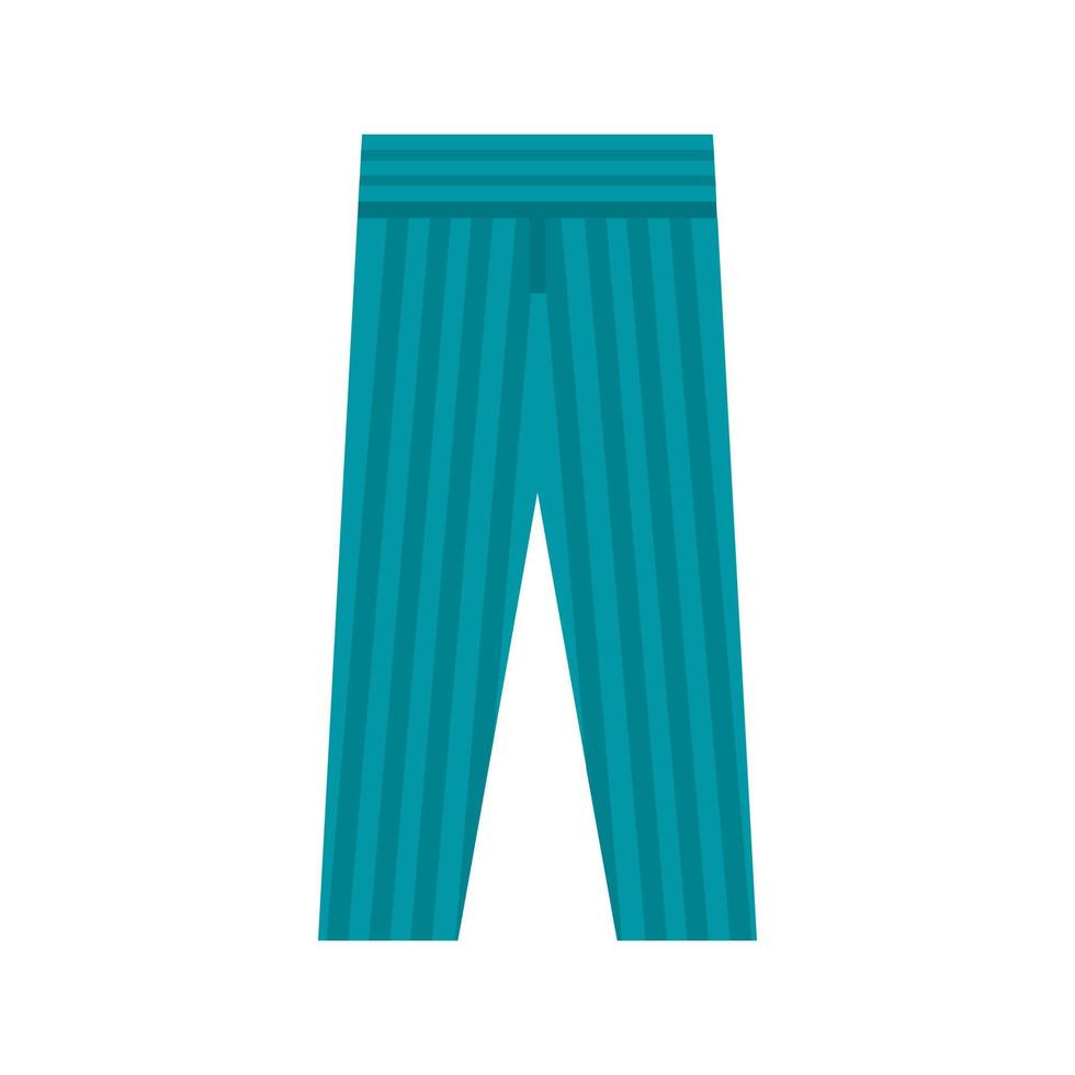 pantalón plano icono multicolor vector