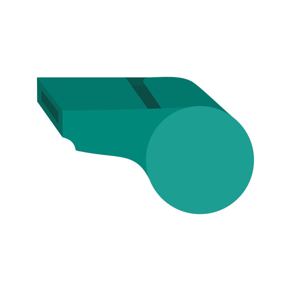 Whistle Flat Multicolor Icon vector