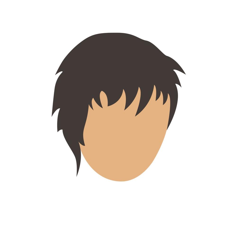 Hairstyle II Flat Multicolor Icon vector