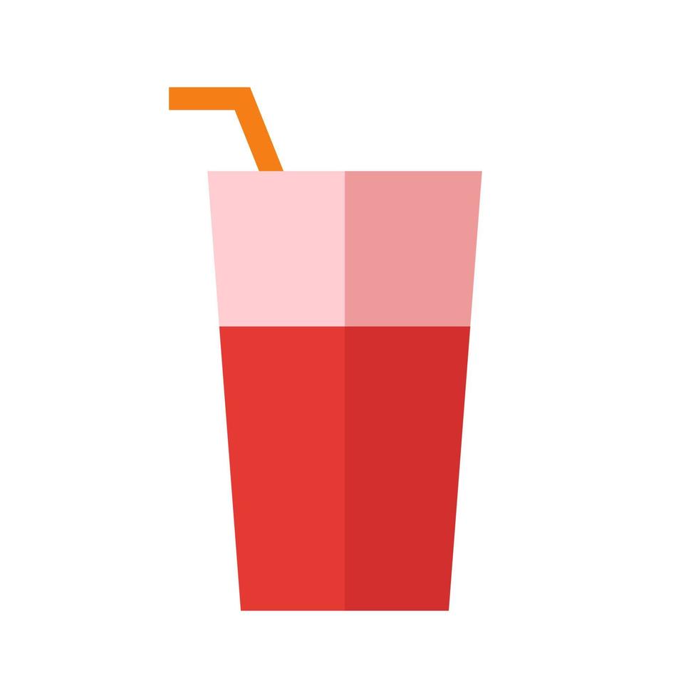 Soft drink Flat Multicolor Icon vector