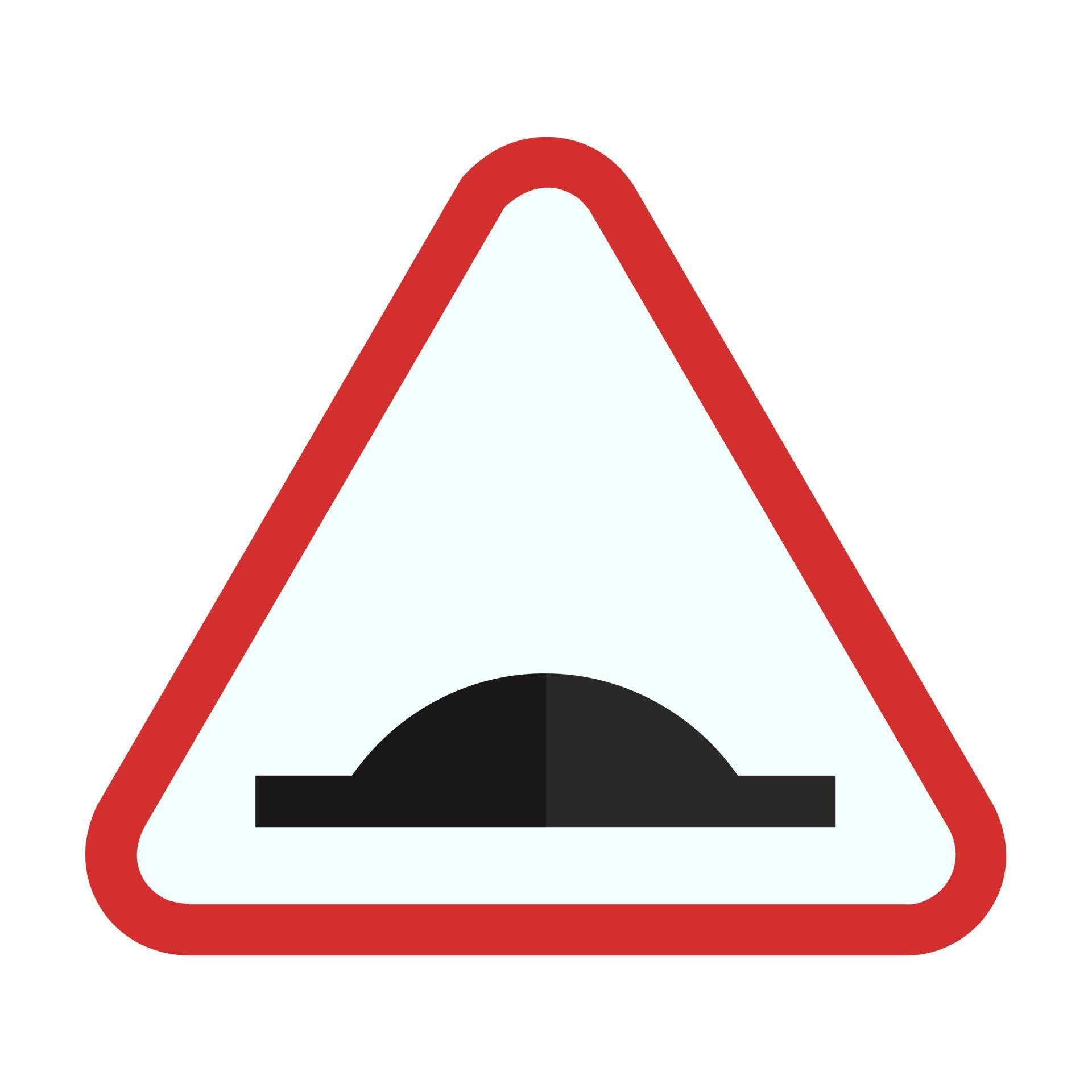 Bump ahead Flat Multicolor Icon 8240744 Vector Art at Vecteezy