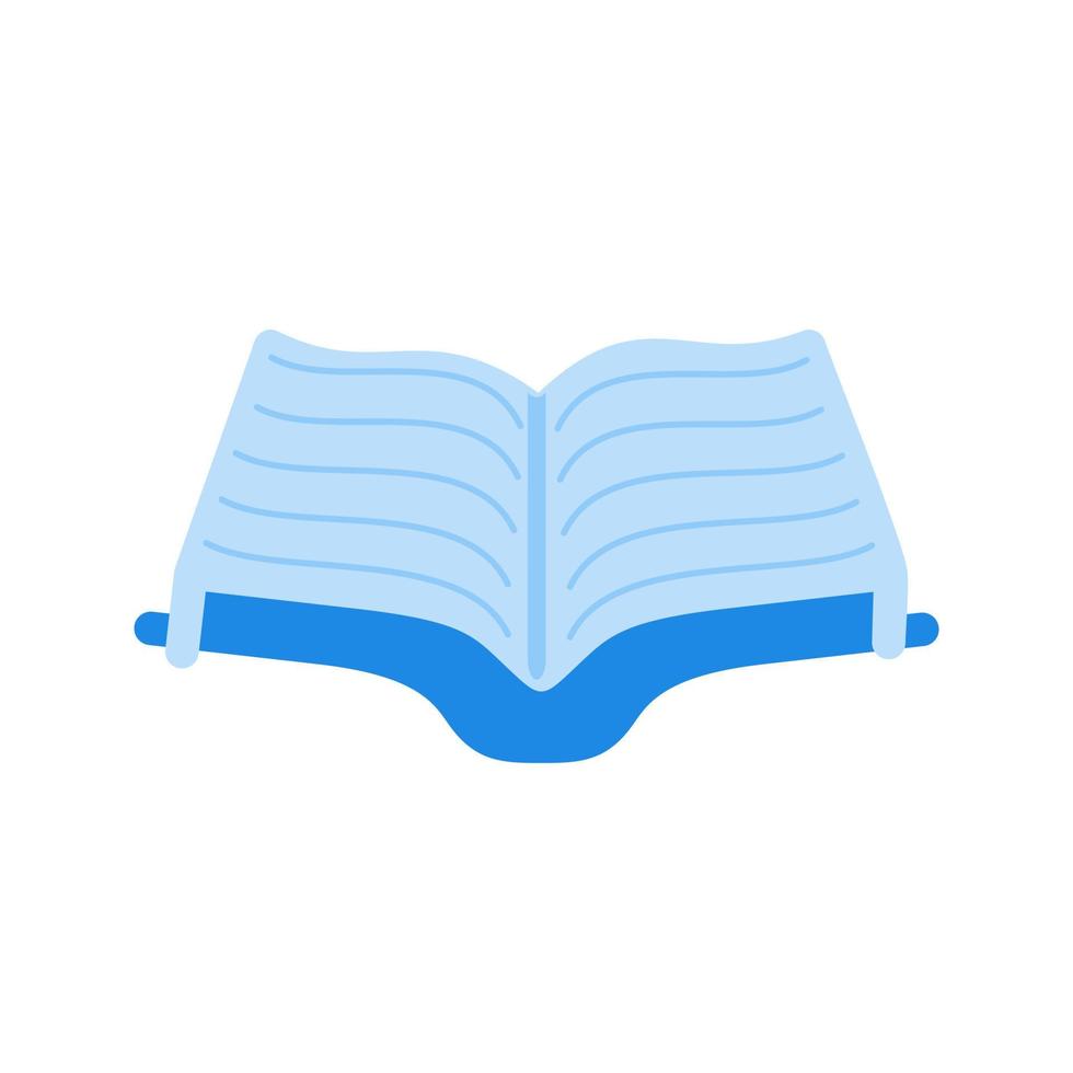 Open Book Flat Multicolor Icon vector