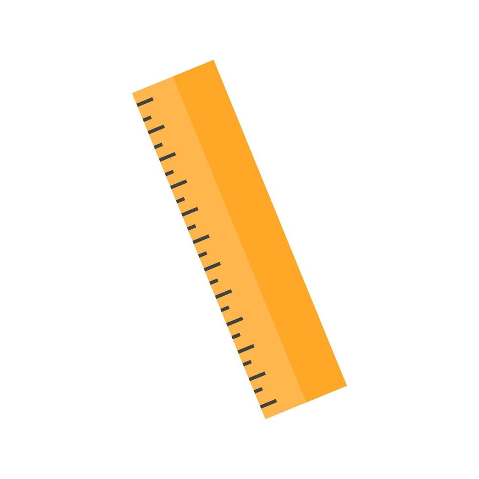 Ruler Flat Multicolor Icon vector