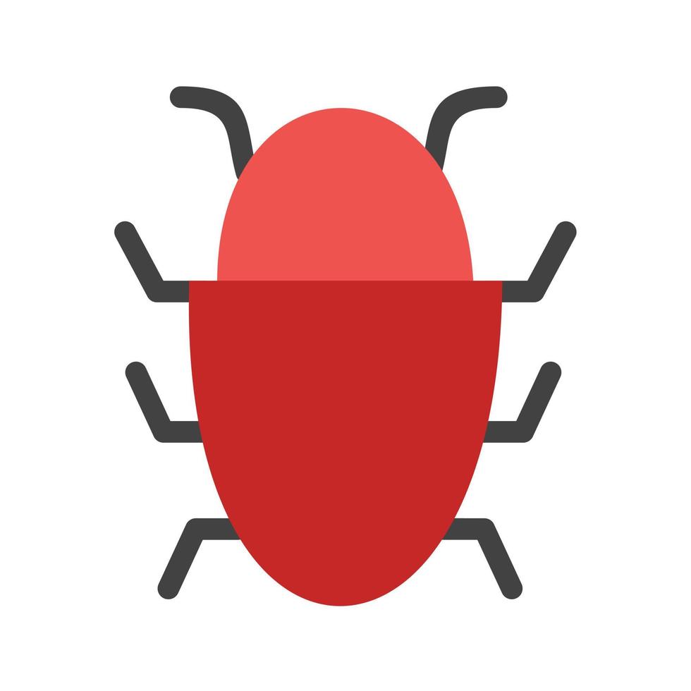 Bug Report Flat Multicolor Icon vector