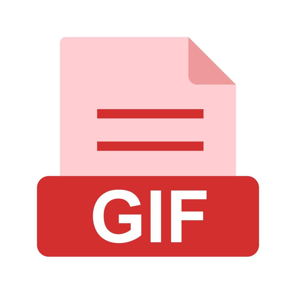 gif plano icono multicolor vector