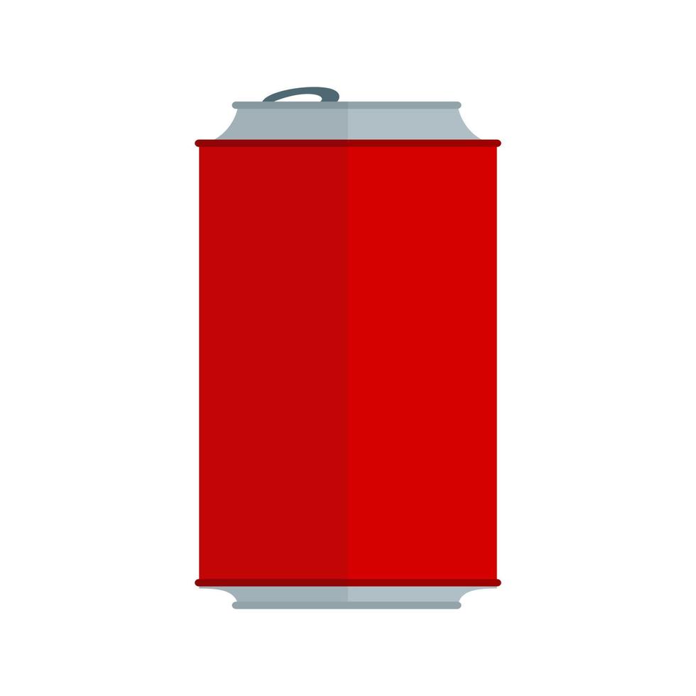 Soda Can Flat Multicolor Icon vector