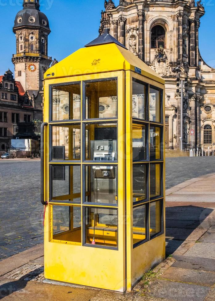 HDR Phone box in Dresden photo