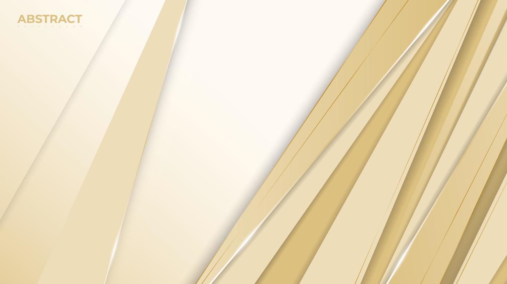 Luxury Abstract background in gold color design vector