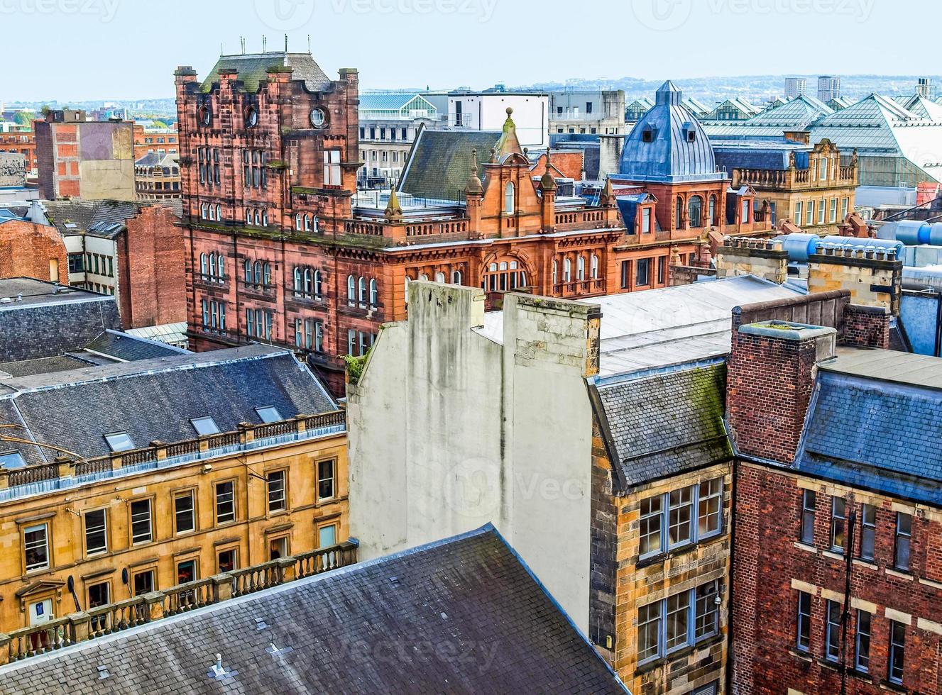 HDR View of Glasgow, Scotland photo