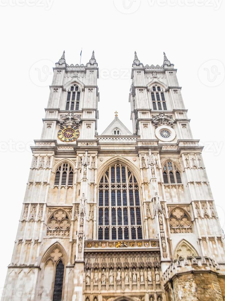 HDR Westminster Abbey church in London photo