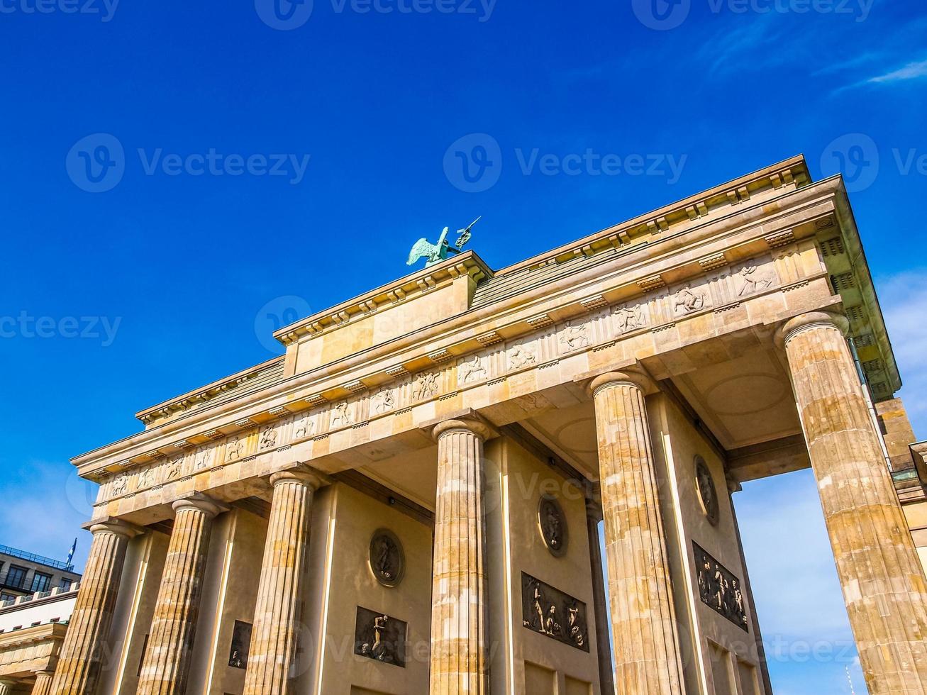 HDR Brandenburger Tor Berlin photo