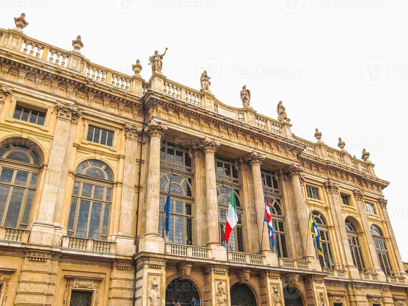 hdr palazzo madama, turín foto