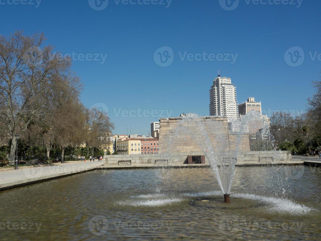 the city of Madrid in spain photo