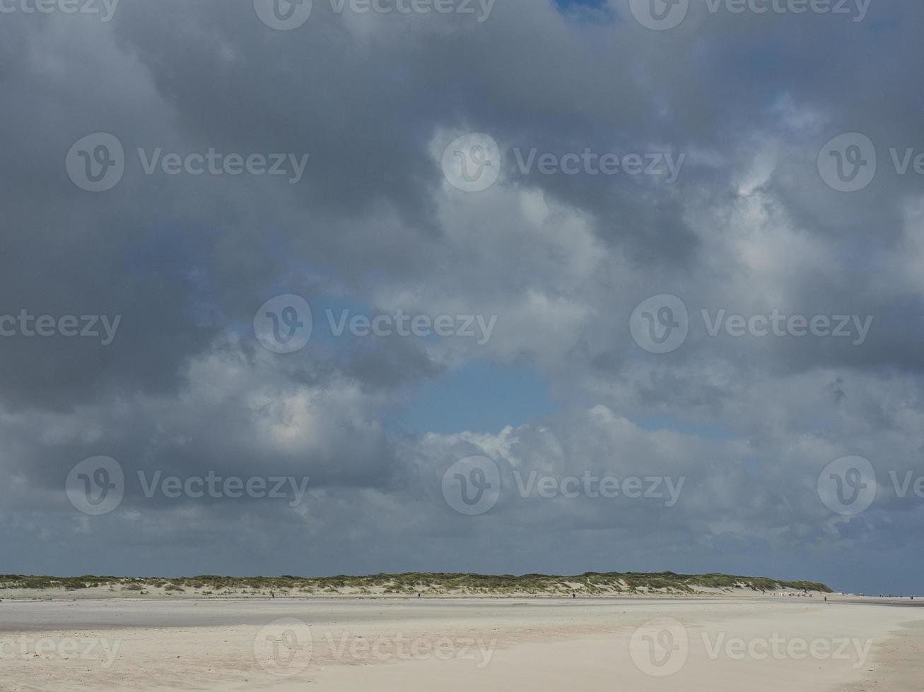 the island of Spiekeroog in germany photo