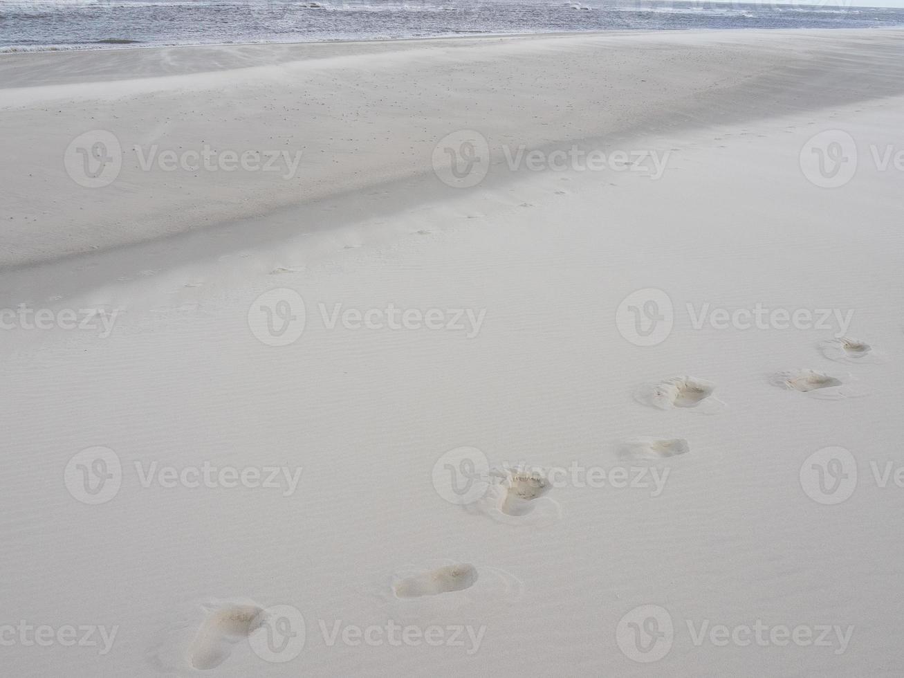 the island of Spiekeroog in germany photo