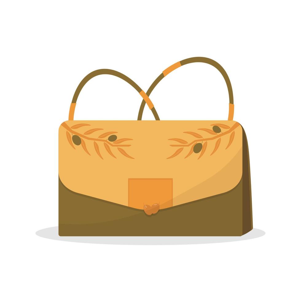 bolso de mujer. accesorios de moda para mujer, shopper, tote, riñonera y clutch. bolsos de cuero y textiles de moda ilustración vectorial. vector