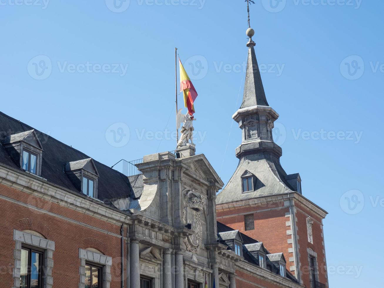 Madrid city in spain photo
