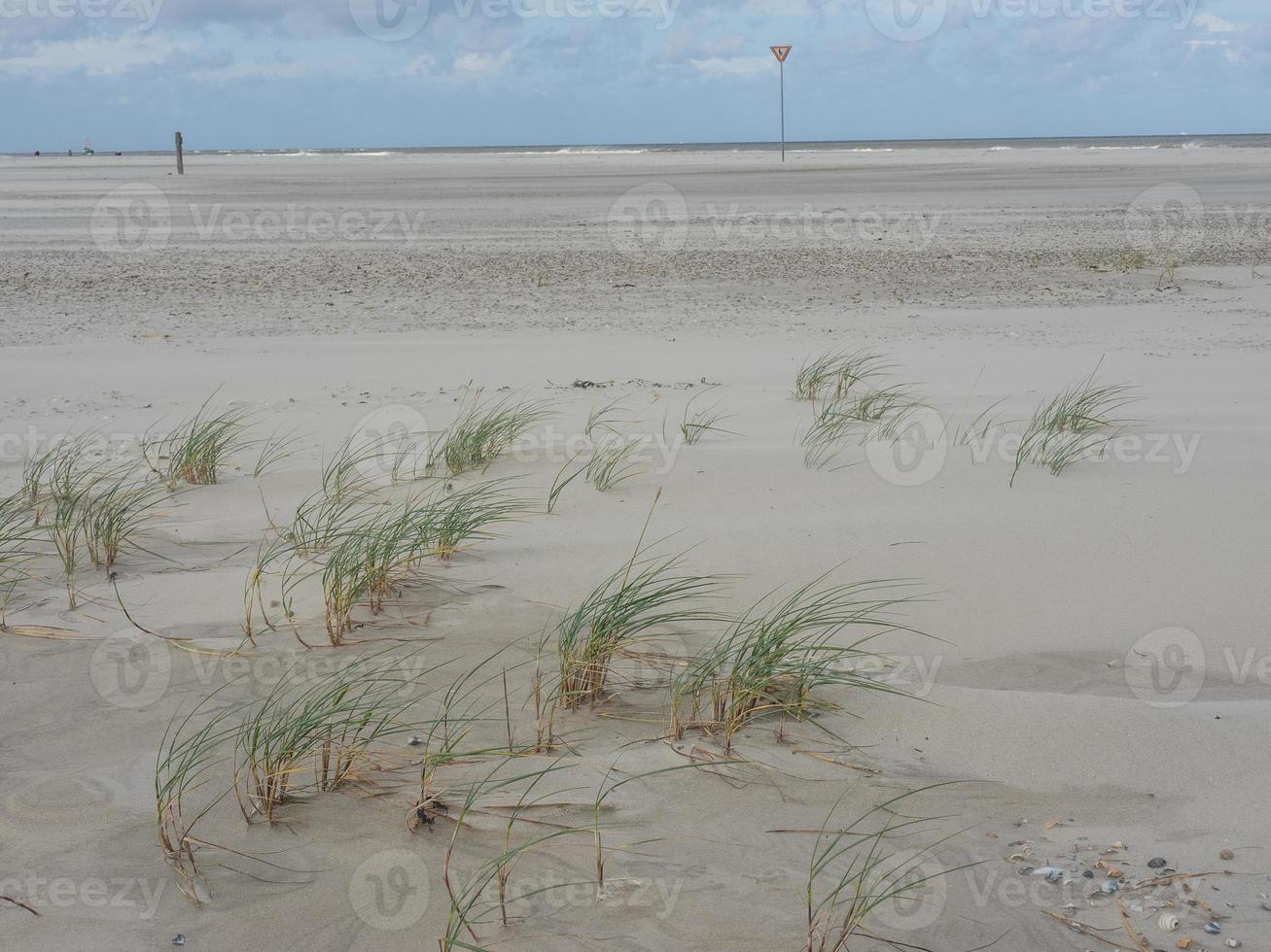 the island of Spiekeroog in germany photo