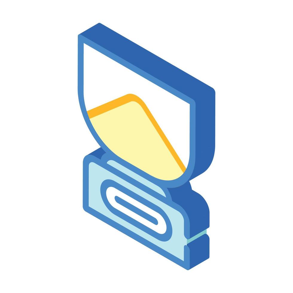 kitchen scales isometric icon vector symbol illustration