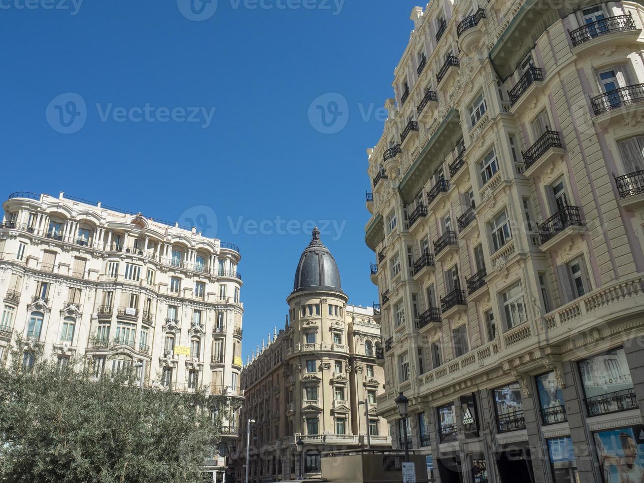 the city of Madrid in spain photo