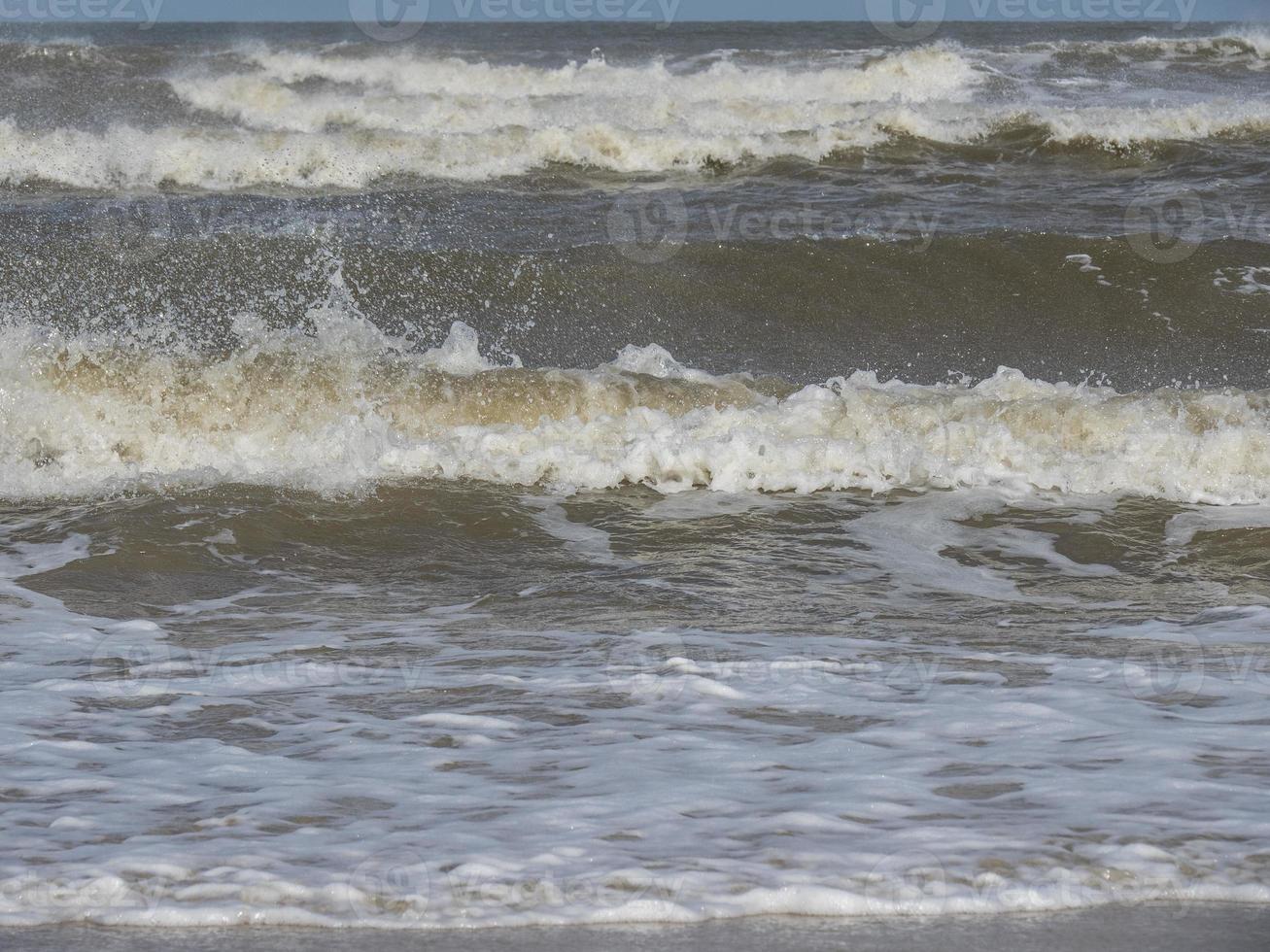 the island of Spiekeroog in germany photo