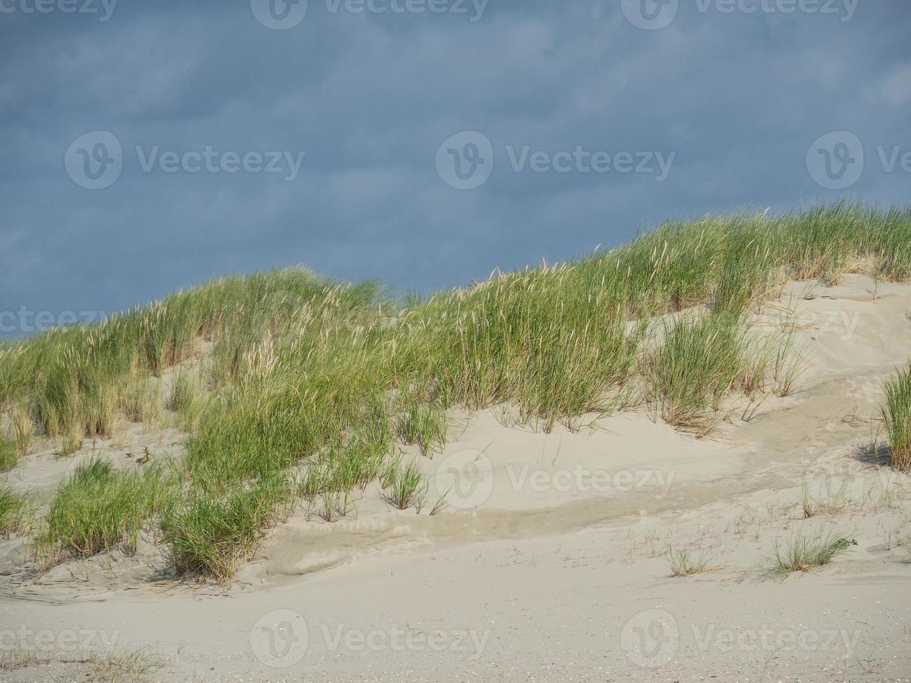 the island of Spiekeroog in germany photo