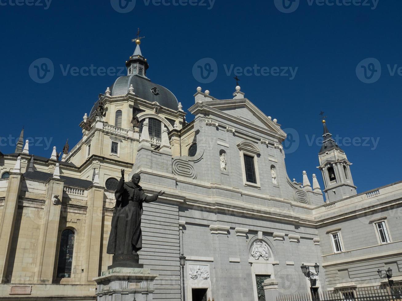 Madrid city in spain photo
