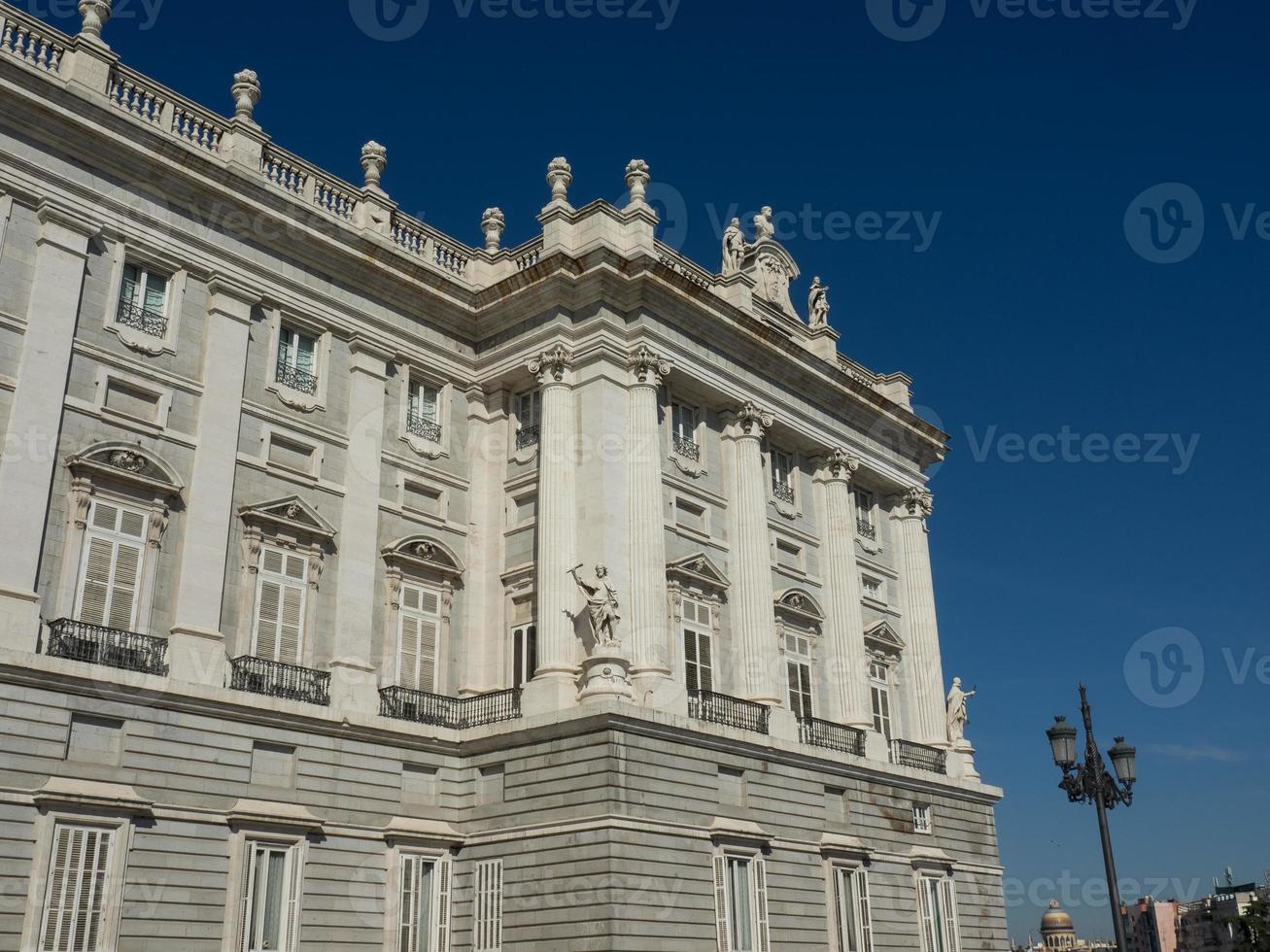 Madrid city in spain photo